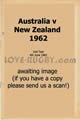 Australia New Zealand 1962 memorabilia